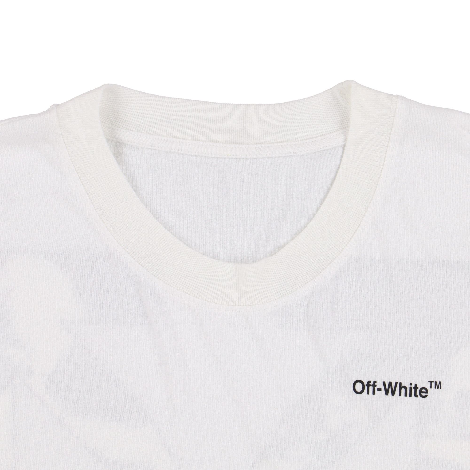 Off-White White Caravaggio Arrows Logo Oversized T-Shirt Size XXS / US 00 / IT 34 - 6 Thumbnail