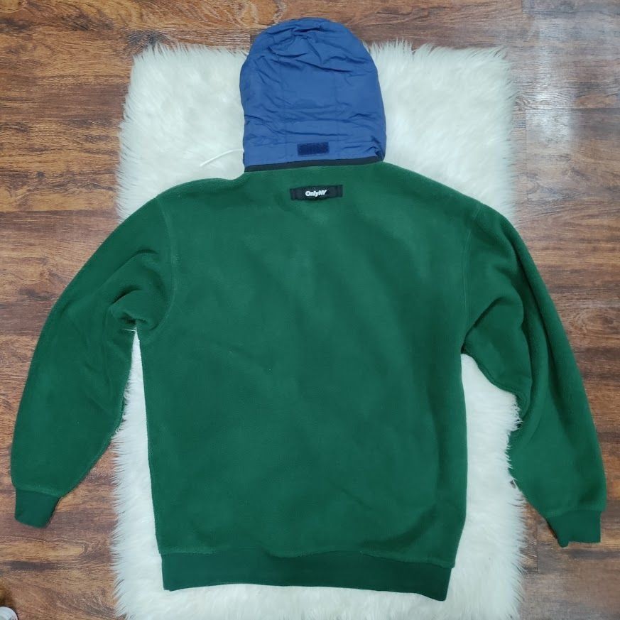 Only NY Vintage Only NY Mens M Long Sleeve Kangaroo Pocket Fleece Pu Size US M / EU 48-50 / 2 - 3 Thumbnail
