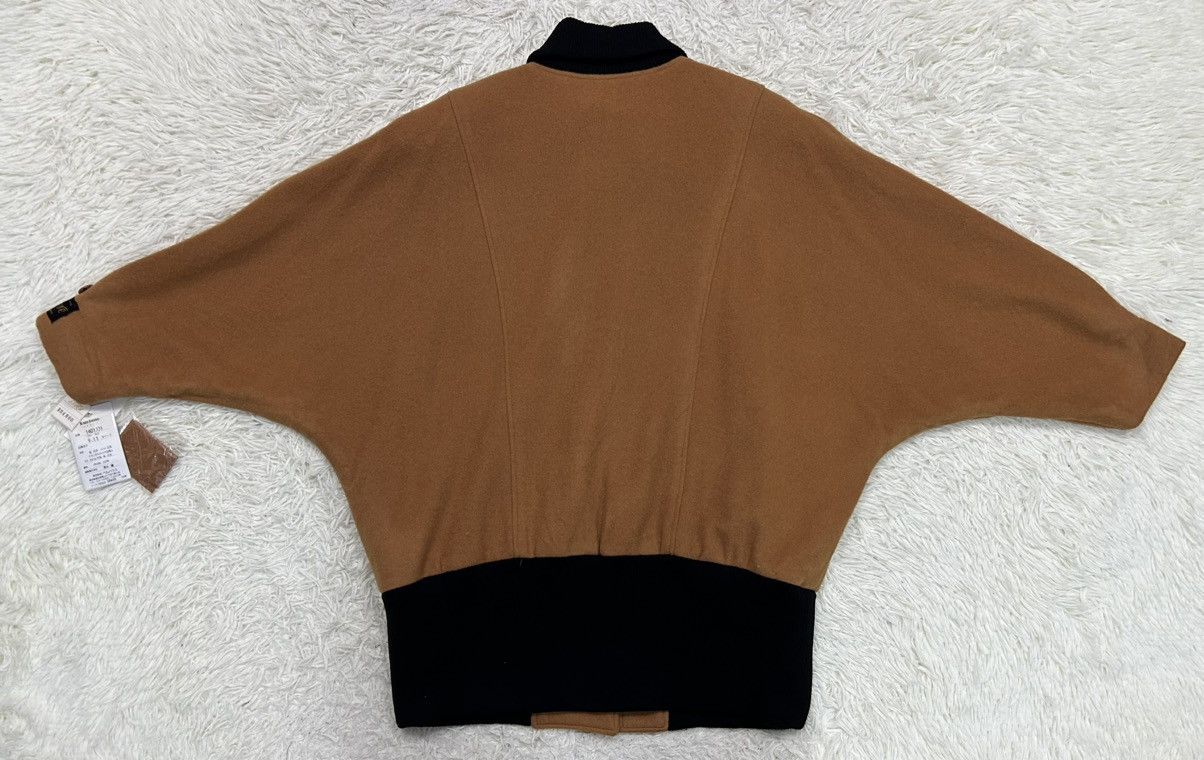 Luciano Barbera Ruciano "Luciano" Wool Batwing Hidden Button Down Jacket Size XL / US 12-14 / IT 48-50 - 5 Thumbnail