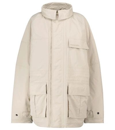 image of Balenciaga O1Mt1Gz0424 Parka In Light Beige, Women's (Size Small)