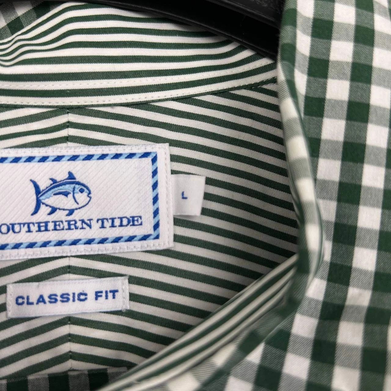Southern Tide Southern Tide Button Down Shirt Gingham Collared Cotton L Size US L / EU 52-54 / 3 - 2 Thumbnail