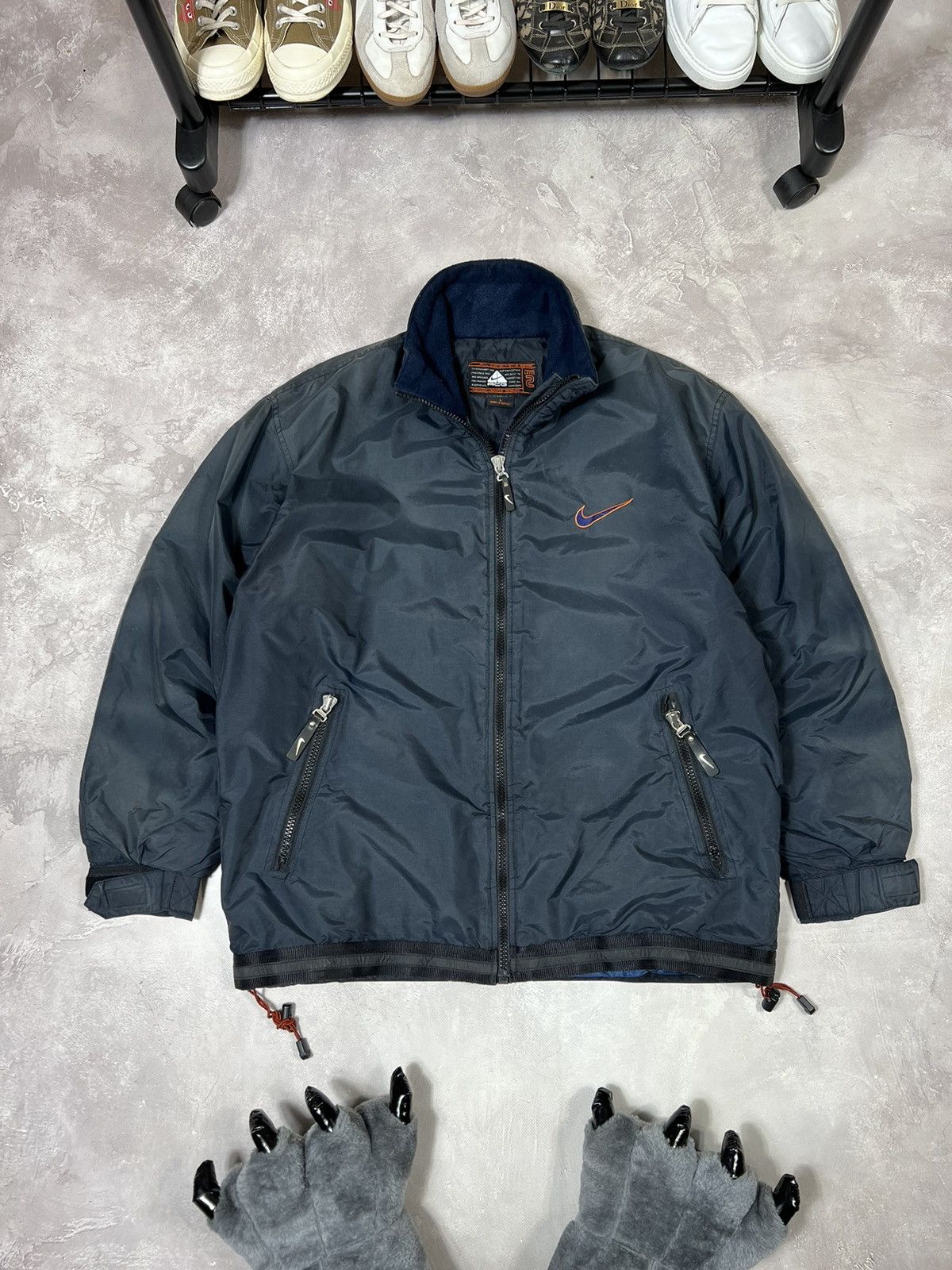 Vintage Vintage Nike ACG Outdoor Nylon Y2k Jacket Size US L / EU 52-54 / 3 - 1 Thumbnail