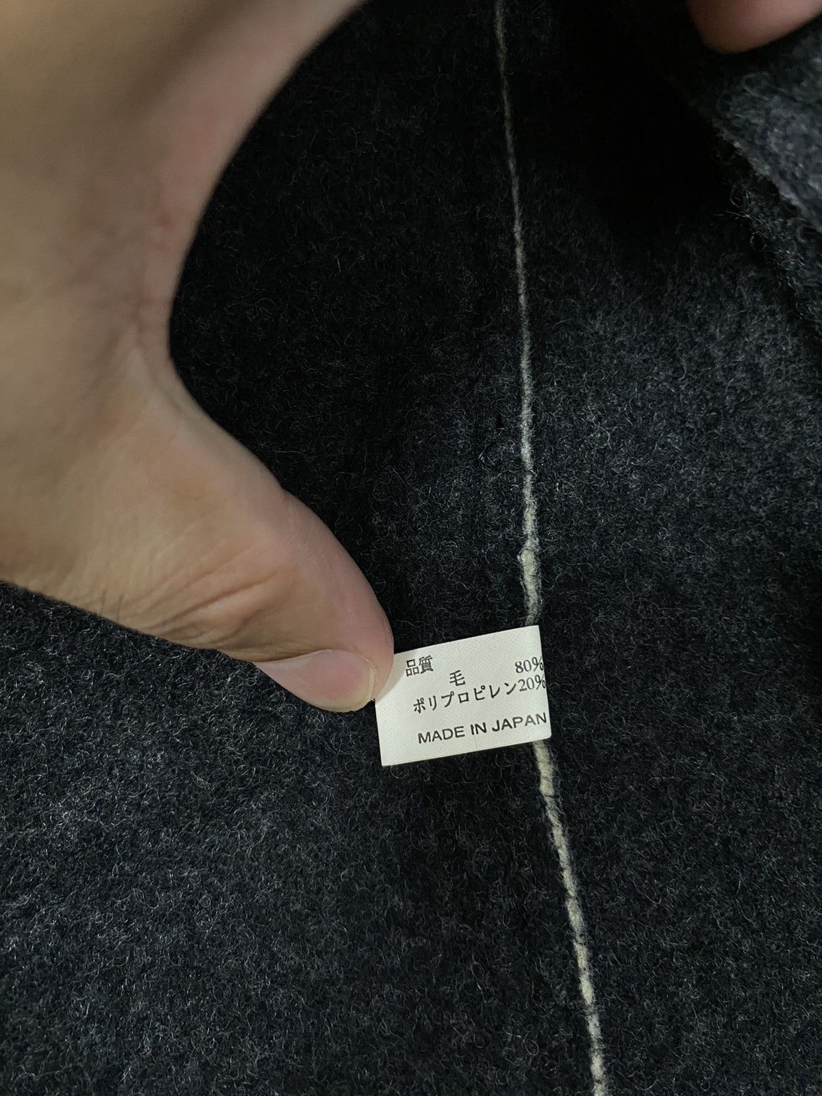 Number (N)ine Vtg 90’s NUMBER (N)INE Wool Coat Blue Tag Made in Japan Size US M / EU 48-50 / 2 - 12 Thumbnail