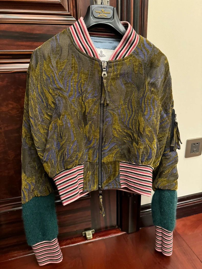 Vivienne Westwood vivienne westwood Tiger pattern horsehair bomber short jac Size S / US 4 / IT 40 - 6 Thumbnail