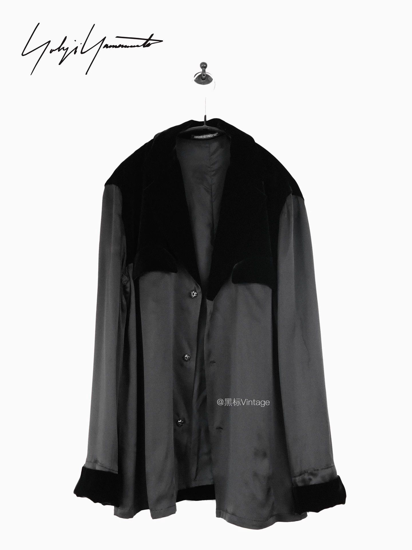 Yohji Yamamoto Yohji Yamamoto 15SS Vintage Silk Velvet Women's Jacket Size L / US 10 / IT 46 - 1 Thumbnail
