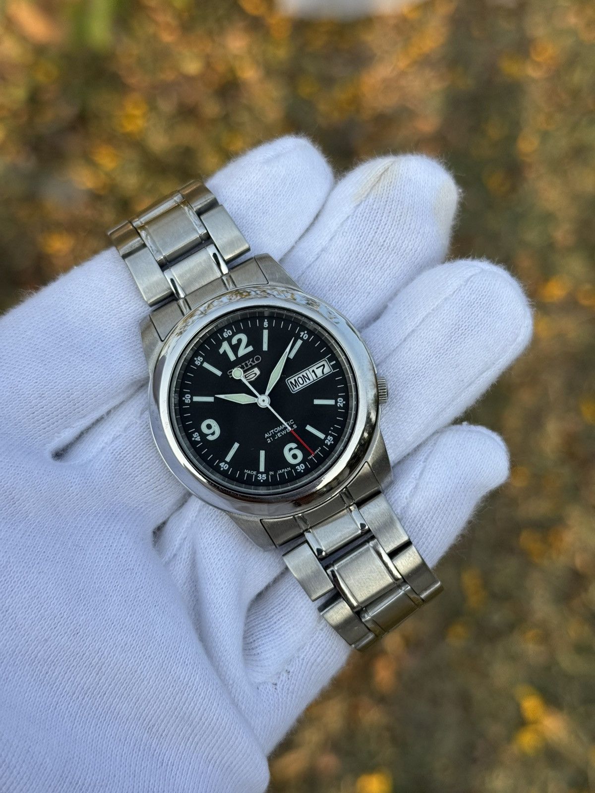 Seiko Vintage jumbo Seiko 5 Automatic 7s26 ,japan Made wrist Watch Size 36 - 2 Thumbnail