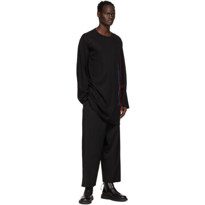 Yohji Yamamoto Pour Homme Embroidery Sweater Size US M / EU 48-50 / 2 - 9 Thumbnail
