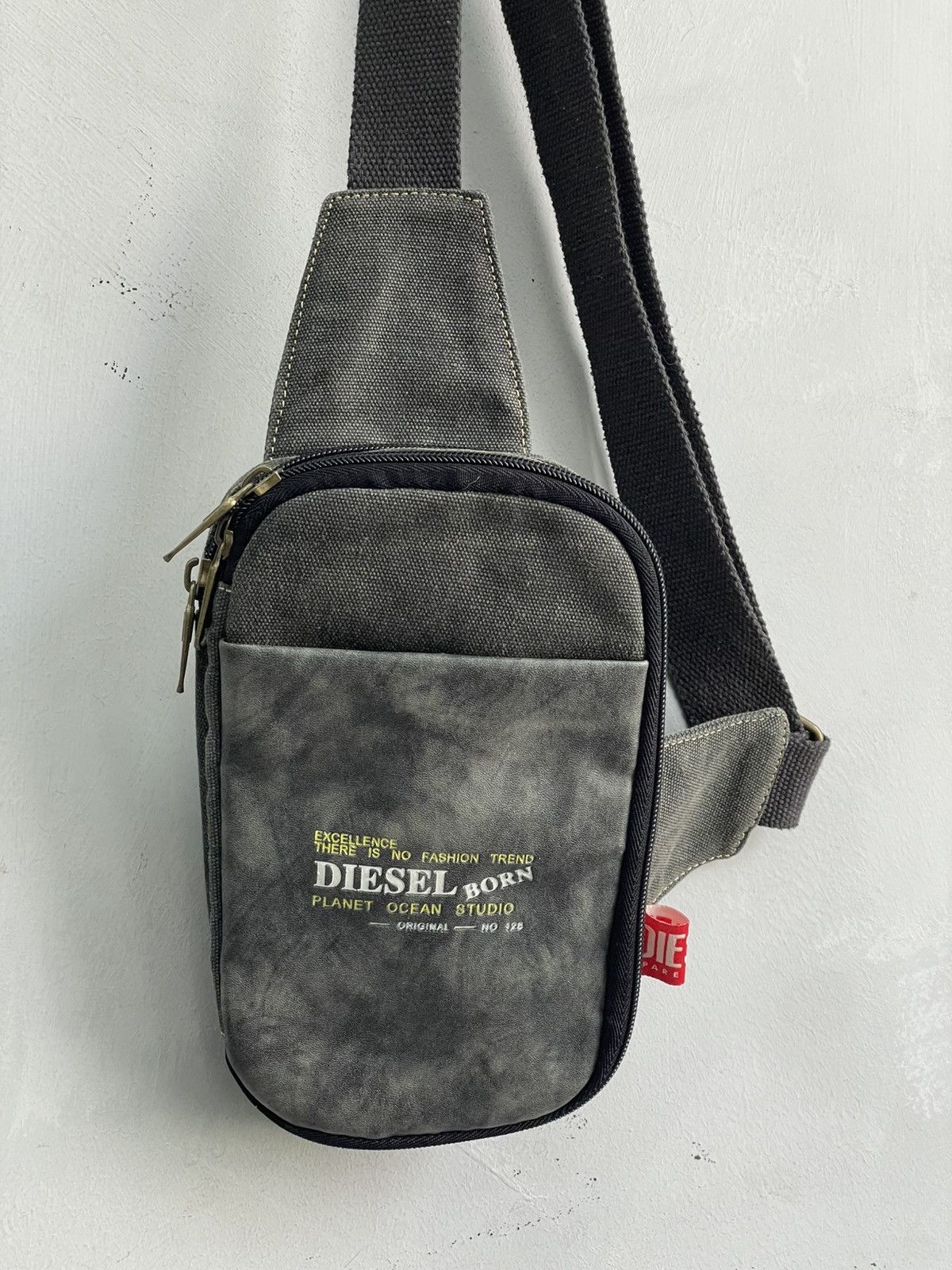 Diesel Diesel mini oakley style y2k sling bag hype canvas Size ONE SIZE - 2 Thumbnail