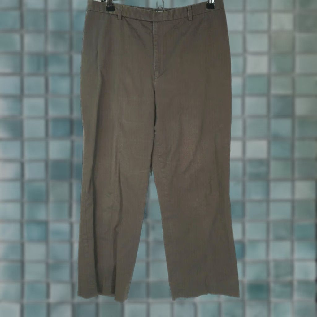 Gap Gap Womens Casual Regular Cropped Stretch Brown Dress Pants Size 12 Size 34" / US 12 / IT 48 - 1 Thumbnail