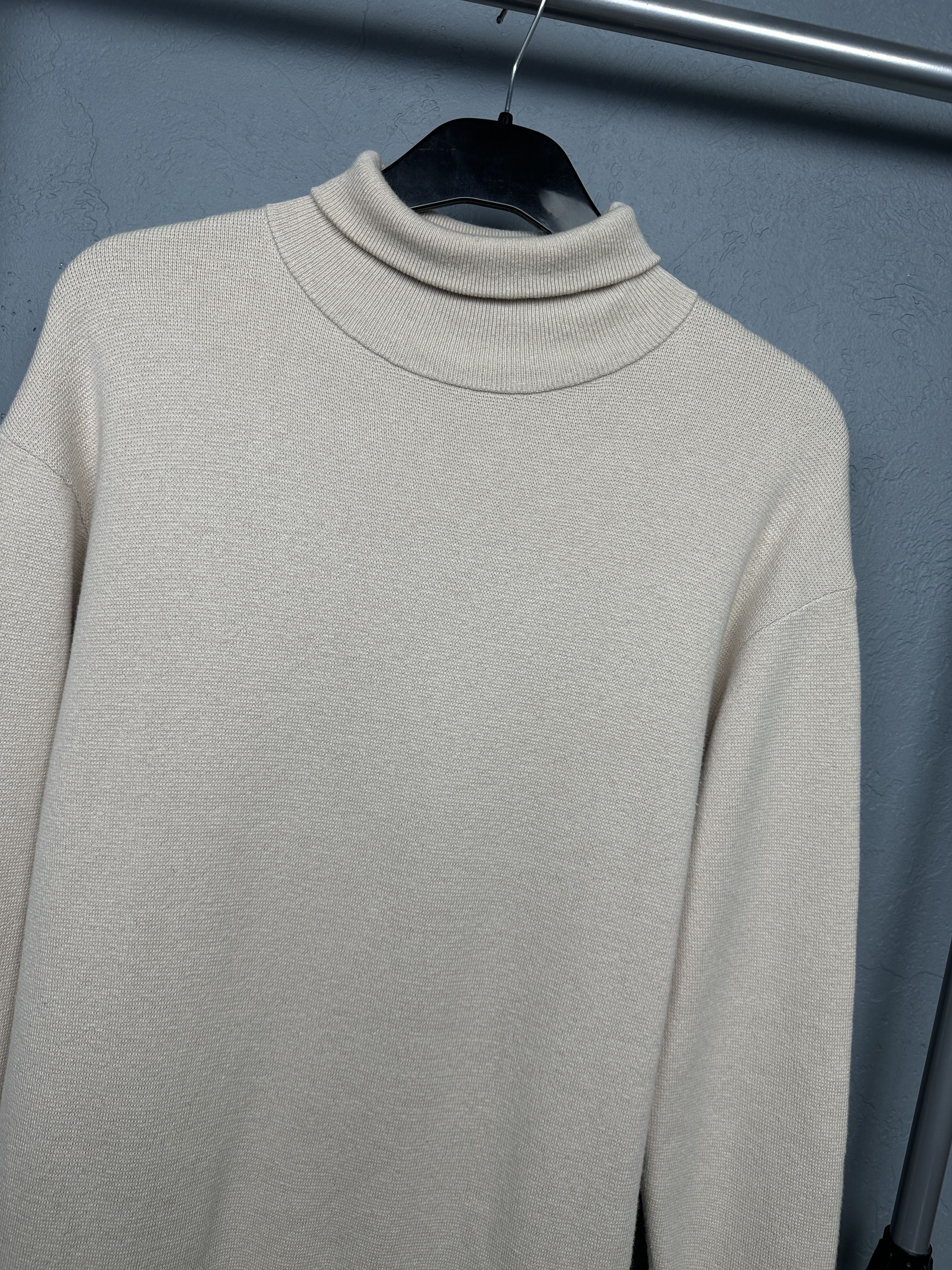 Cos Cos Mens High Neck Cotton-Wool Sweater Size US XS / EU 42 / 0 - 2 Thumbnail