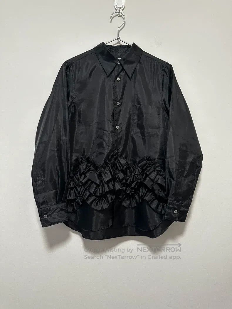 Comme des Garcons Comme Des Garcons Black ruffled shirt Size XS / US 0-2 / IT 36-38 - 1 Thumbnail