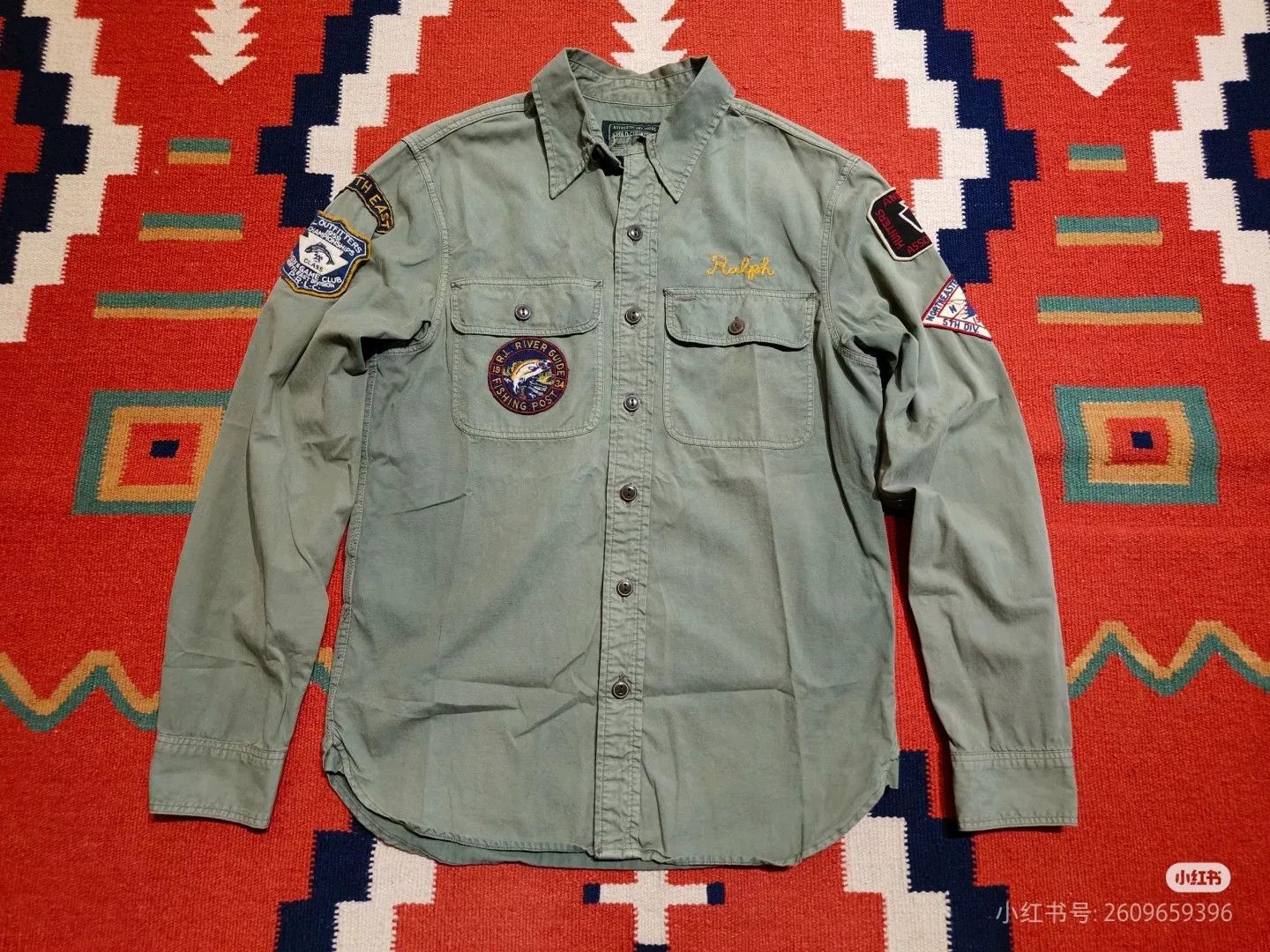RRL Ralph Lauren Ralph Lauren Fishing Club Shirt Size US S / EU 44-46 / 1 - 1 Thumbnail