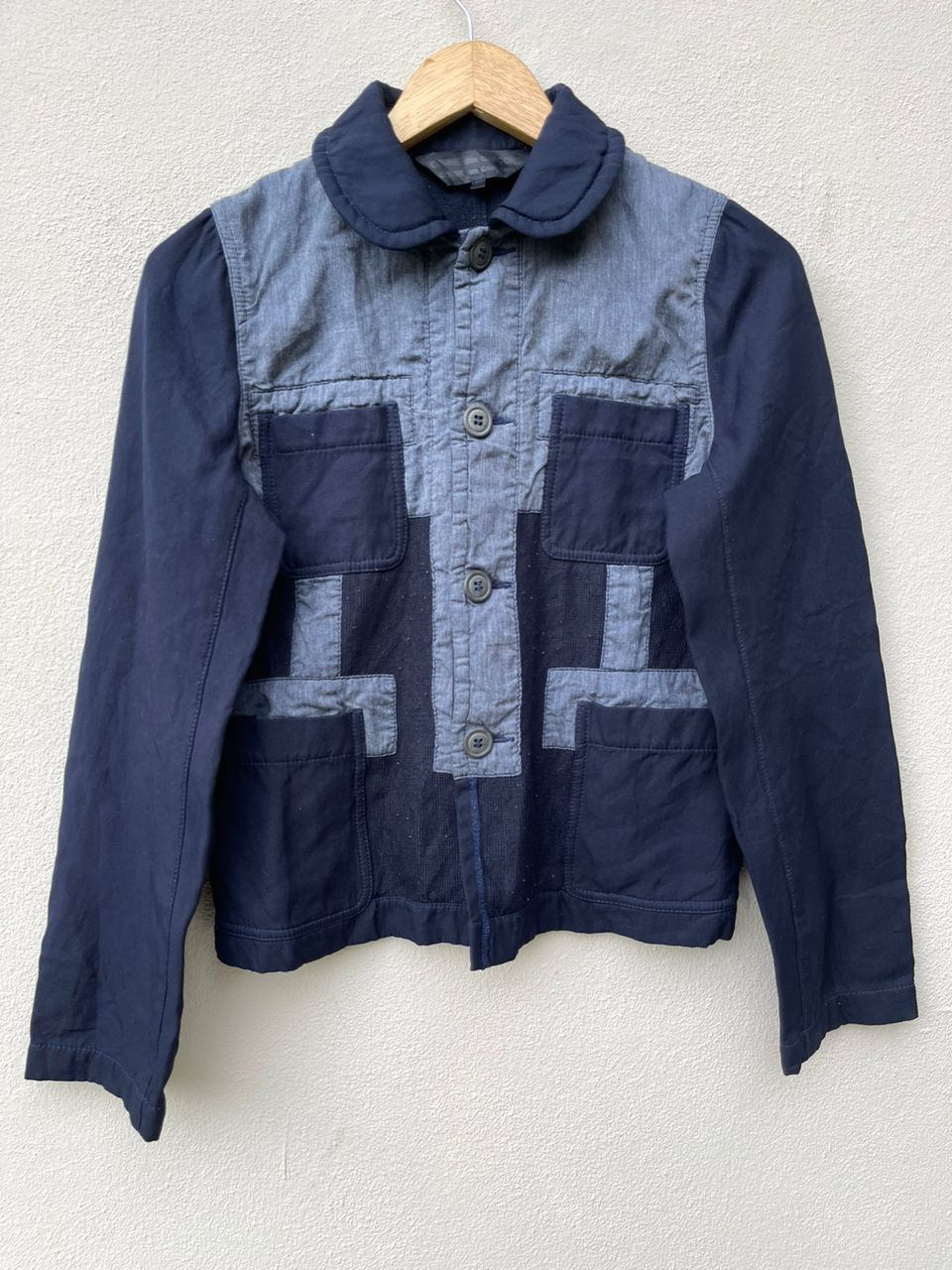 Comme des Garcons × Designer × Japanese Brand AD2010 Comme Des Garcons Patchwork Boro Jacket Size XS / US 0-2 / IT 36-38 - 10 Thumbnail
