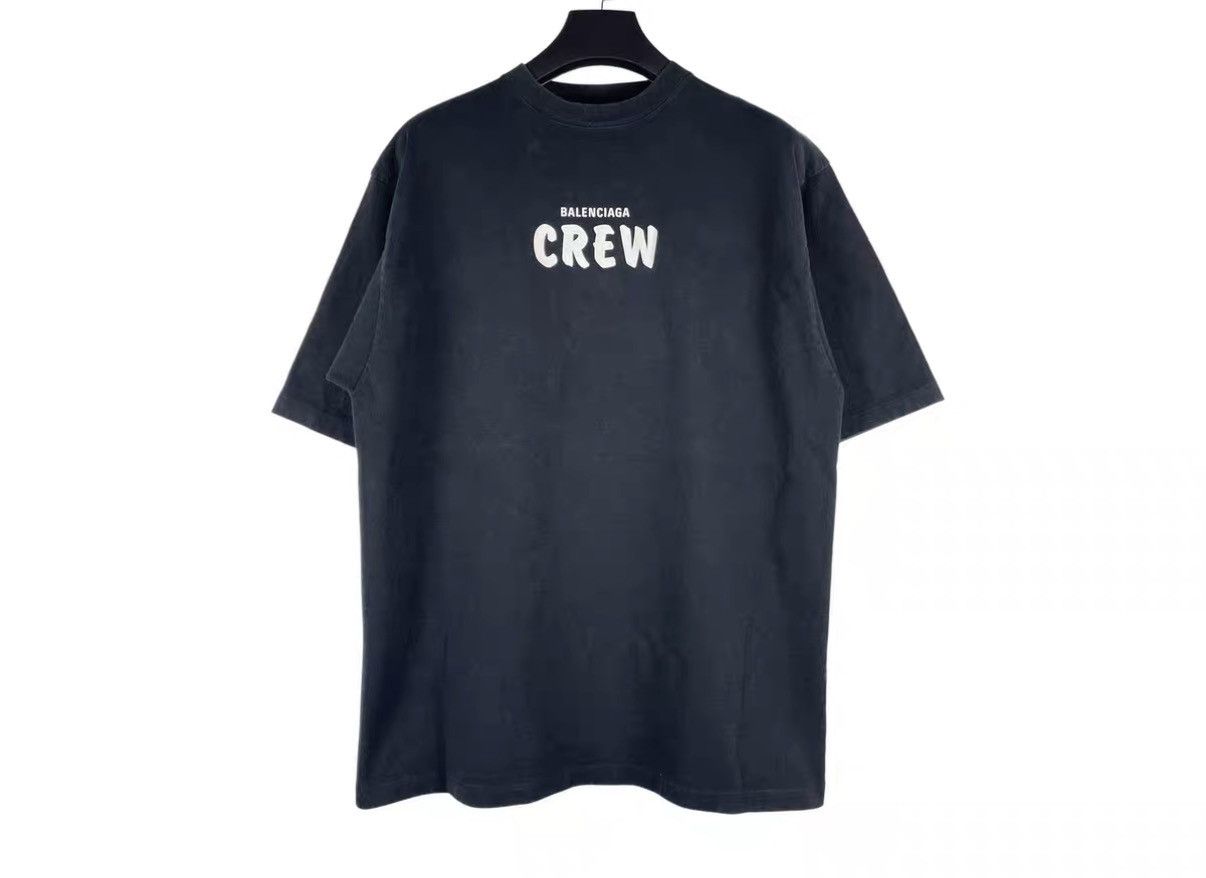 Balenciaga Balenciaga Crew Slogan T-Shirt J31 Size US M / EU 48-50 / 2 - 1 Thumbnail