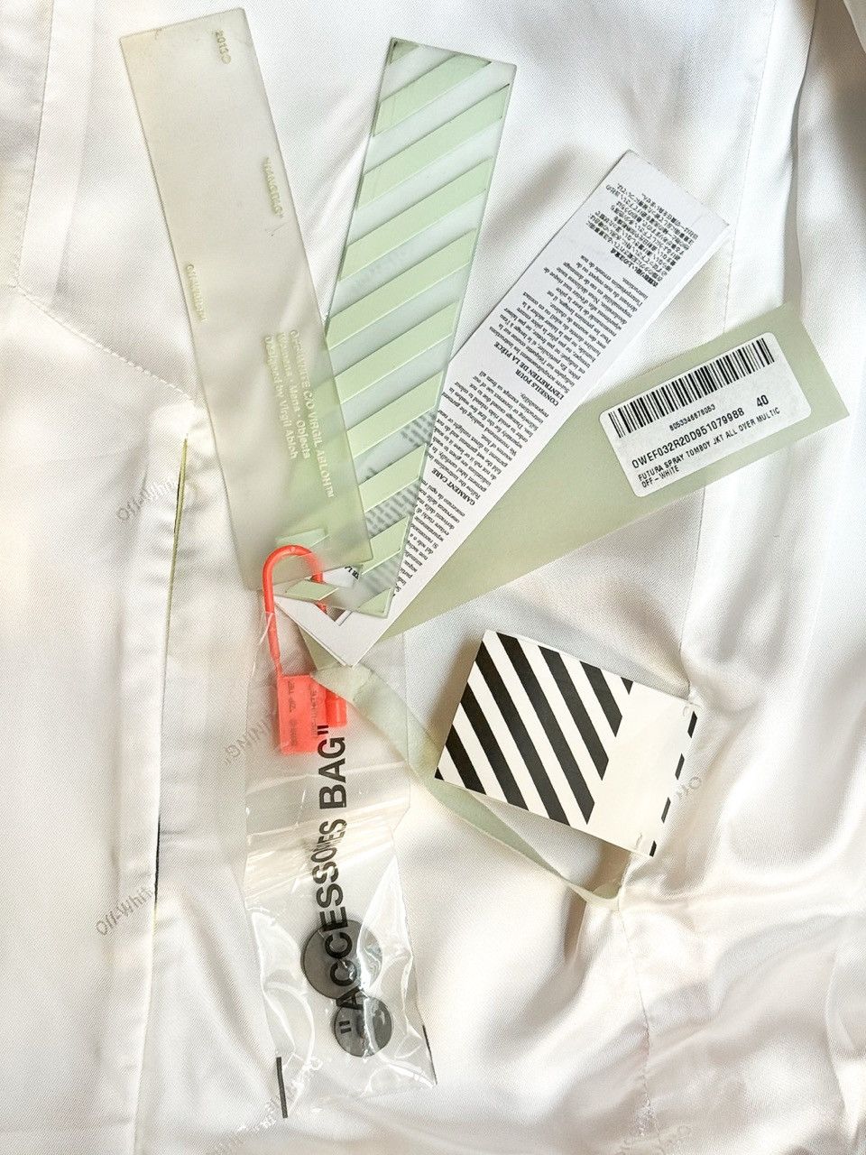 Off-White Off-White SS20 Runway Futura Tomboy Oversized Blazer Jacket Size S / US 4 / IT 40 - 12 Thumbnail