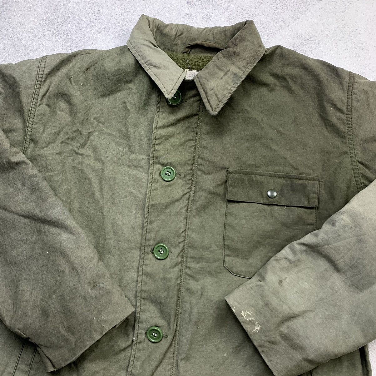 Vintage Vintage Army Military Jacket Size US L / EU 52-54 / 3 - 14 Thumbnail