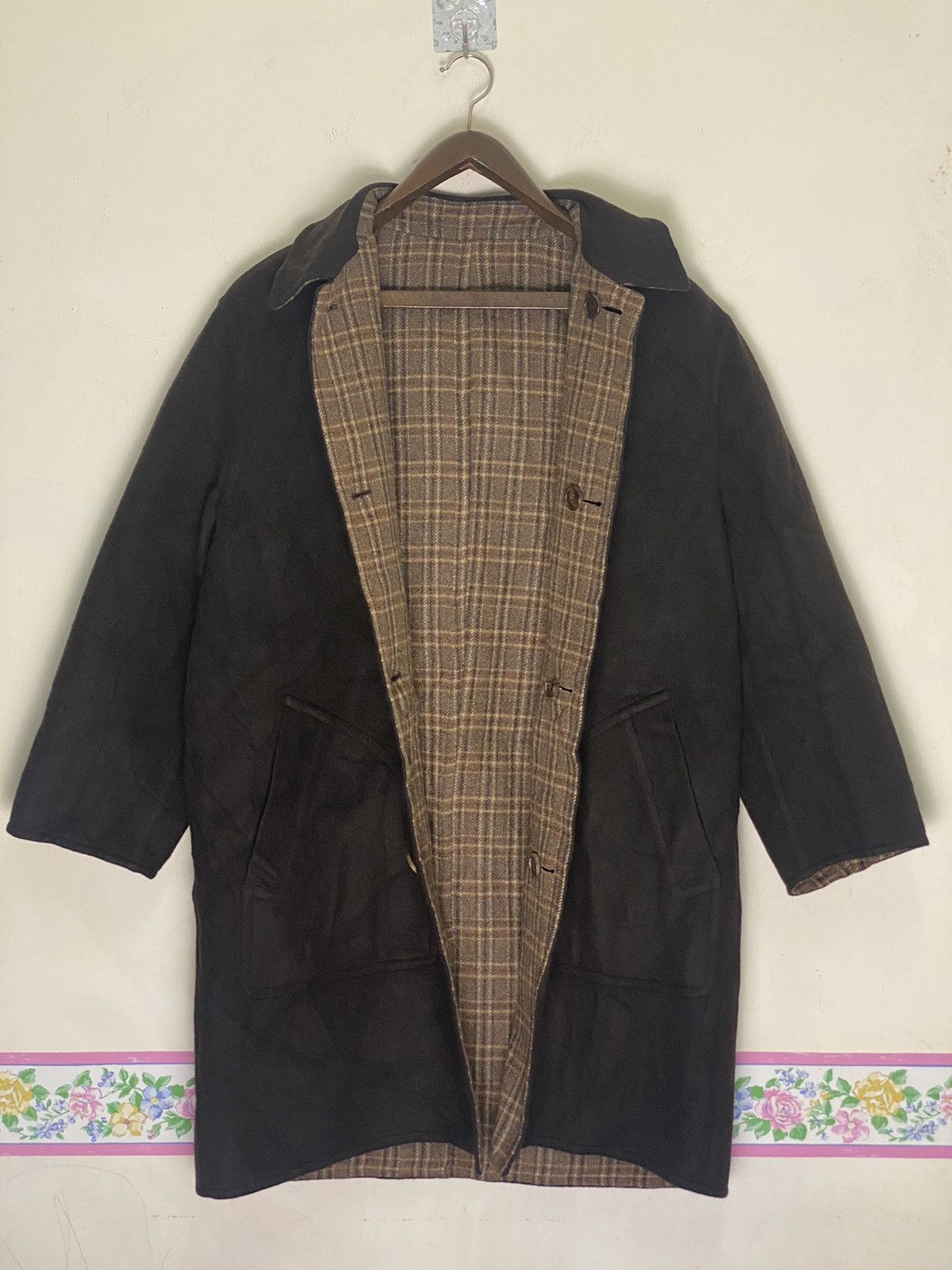 Alfred Dunhill × Vintage VINTAGE DUNHILL REVERSIBLE JACKET MADE IN ITALY Size US S / EU 44-46 / 1 - 1 Thumbnail