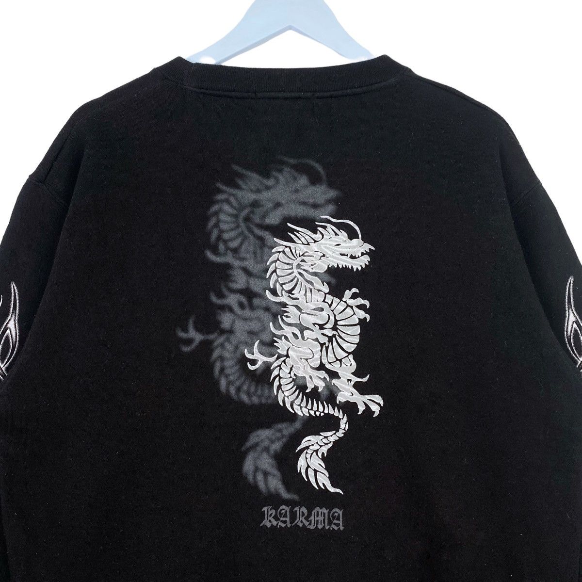 Designer × Vintage Karma Sweatshirt Crewneck Pullover Jumper Size US M / EU 48-50 / 2 - 2 Thumbnail