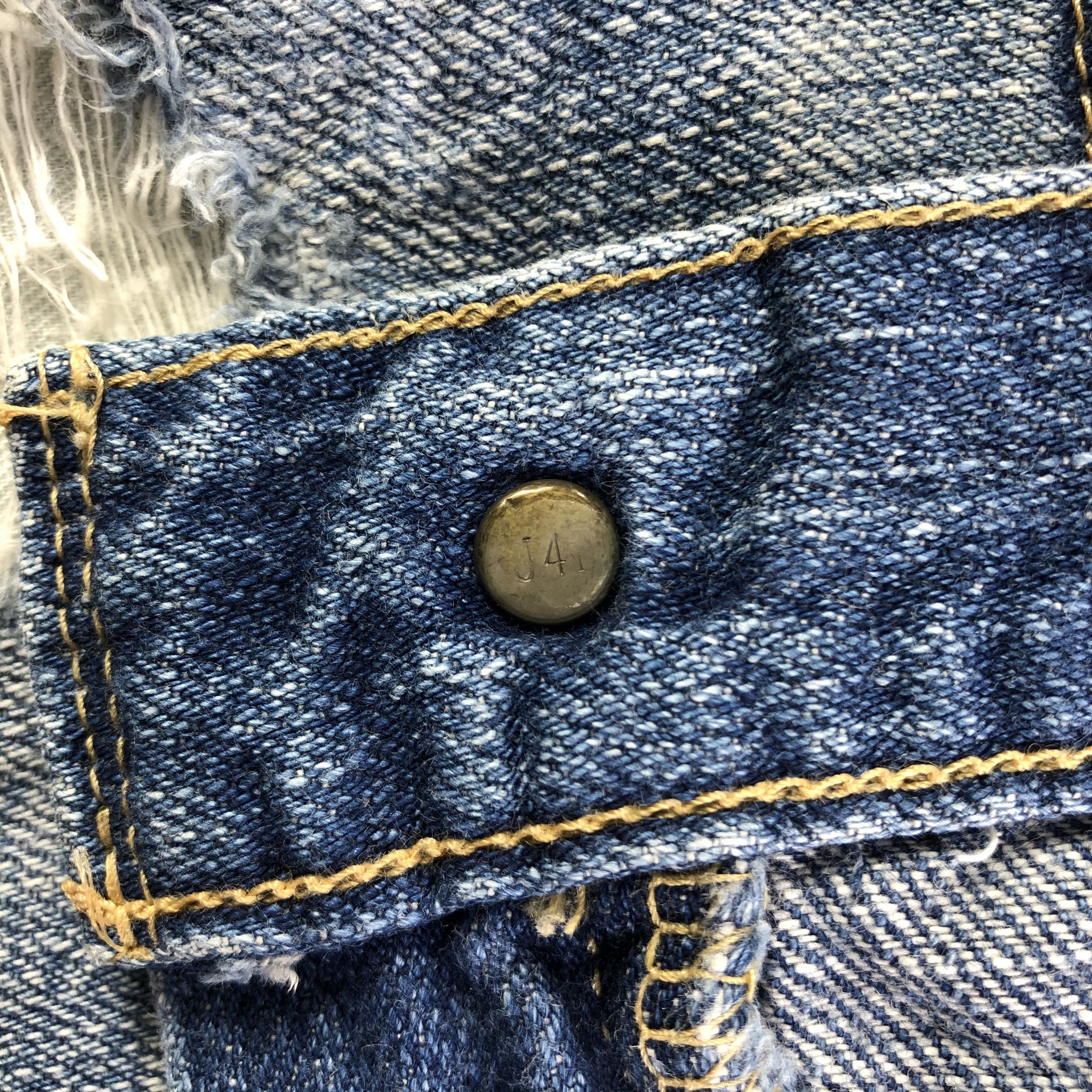 Levi's 90s Vintage Blue Wash Levis 505 Jeans-J2897 Size US 33 - 9 Thumbnail