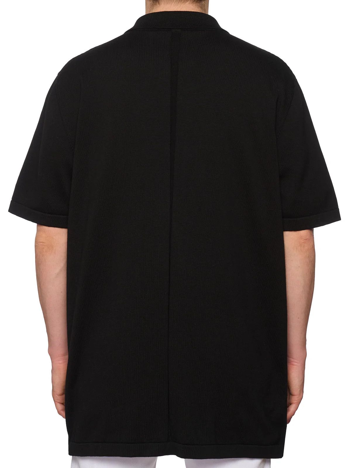 The Row THE ROW "Mael" Black Cotton Oversized Short Sleeve Shirt Size US L / EU 52-54 / 3 - 2 Thumbnail