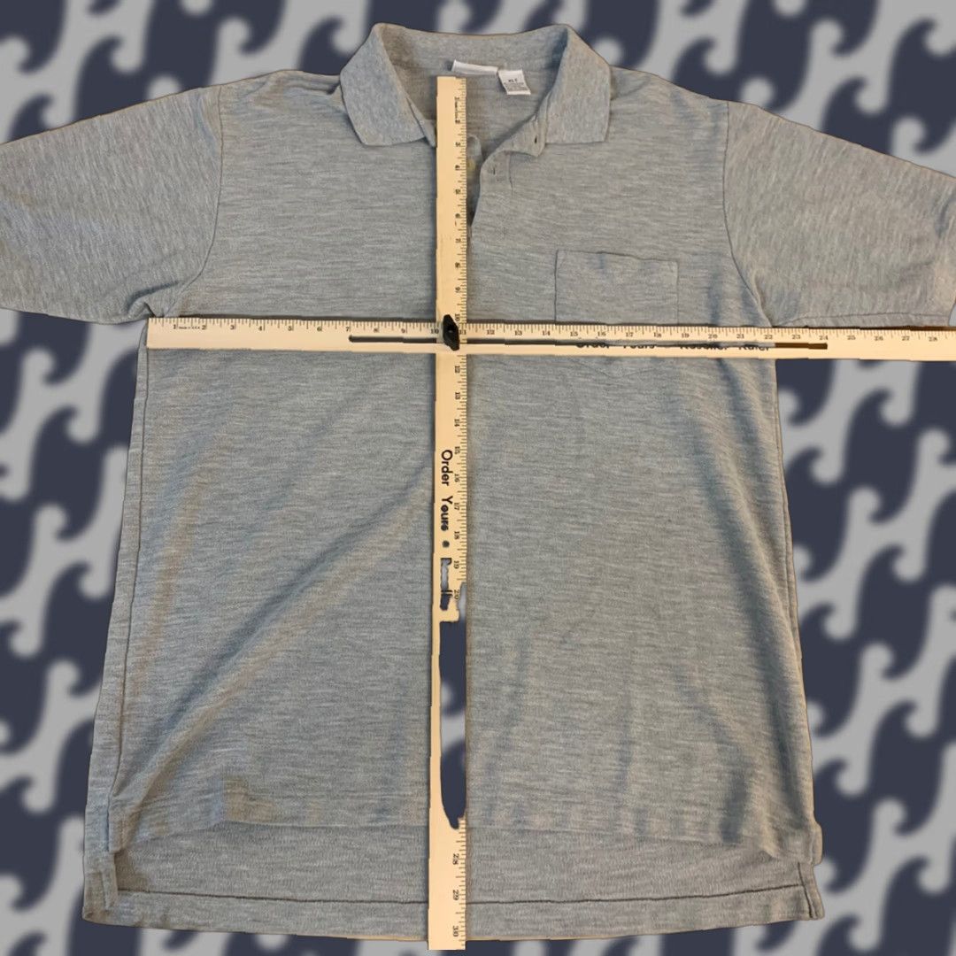 Bugle Boy Bugle Boy Polo Shirt L Mens Gray Cotton Short Sleeve Classic Retro Solid Size US L / EU 52-54 / 3 - 1 Thumbnail
