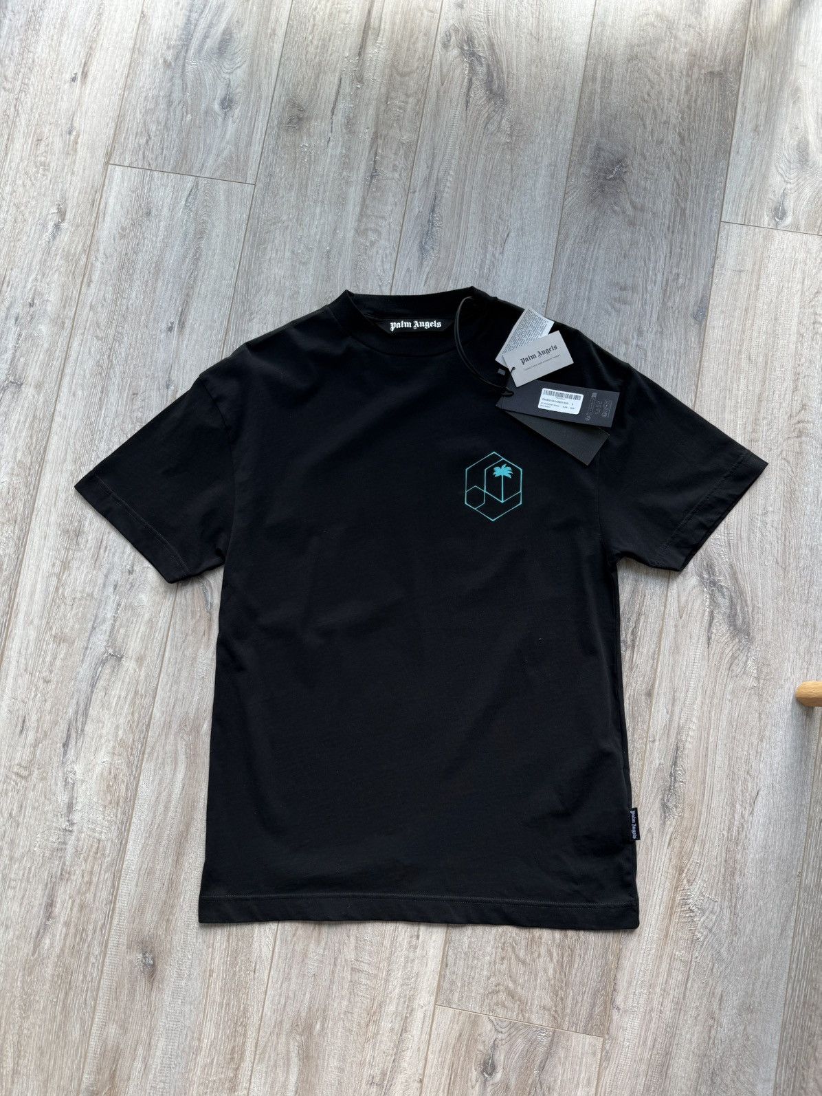 Palm Angels Palm Angels Heavensake Grand Prix de Monaco Tee Black Azure Size US S / EU 44-46 / 1 - 11 Thumbnail
