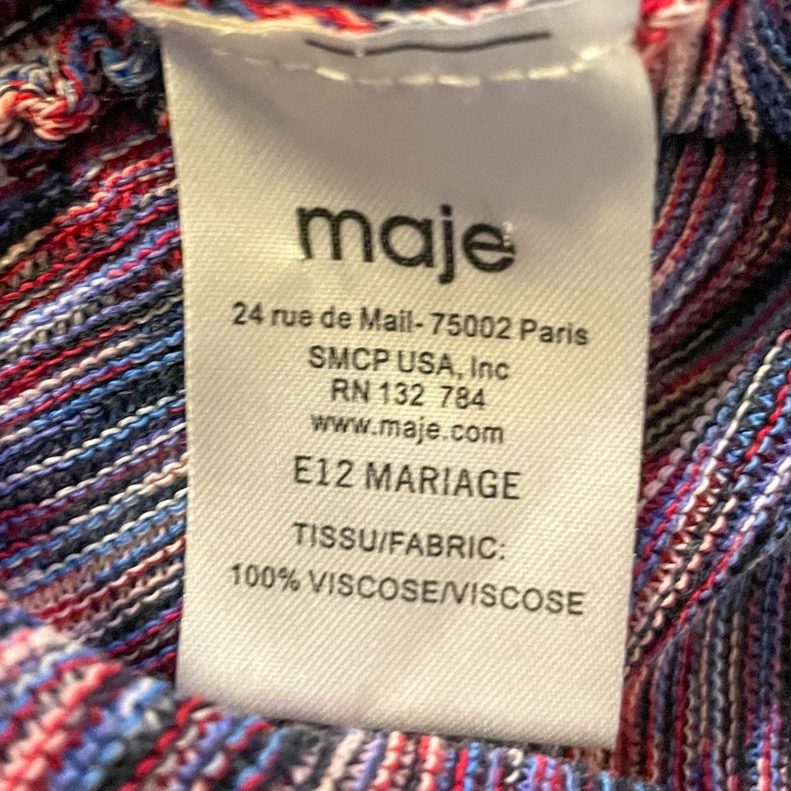 Maje Maje Sweater Knit Stretch Skirt, EUC, Size Small, MSRP $265 Size 27" / US 4 / IT 40 - 9 Thumbnail