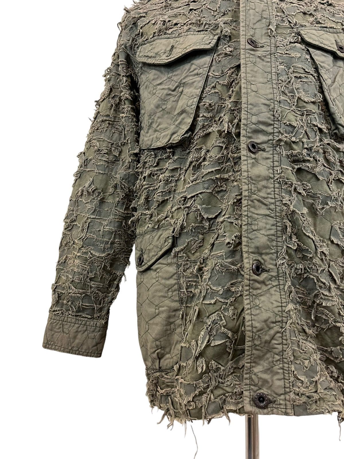 Japanese Brand Japanese Brand Mangrove Distressed Army Jacket Size US L / EU 52-54 / 3 - 10 Thumbnail