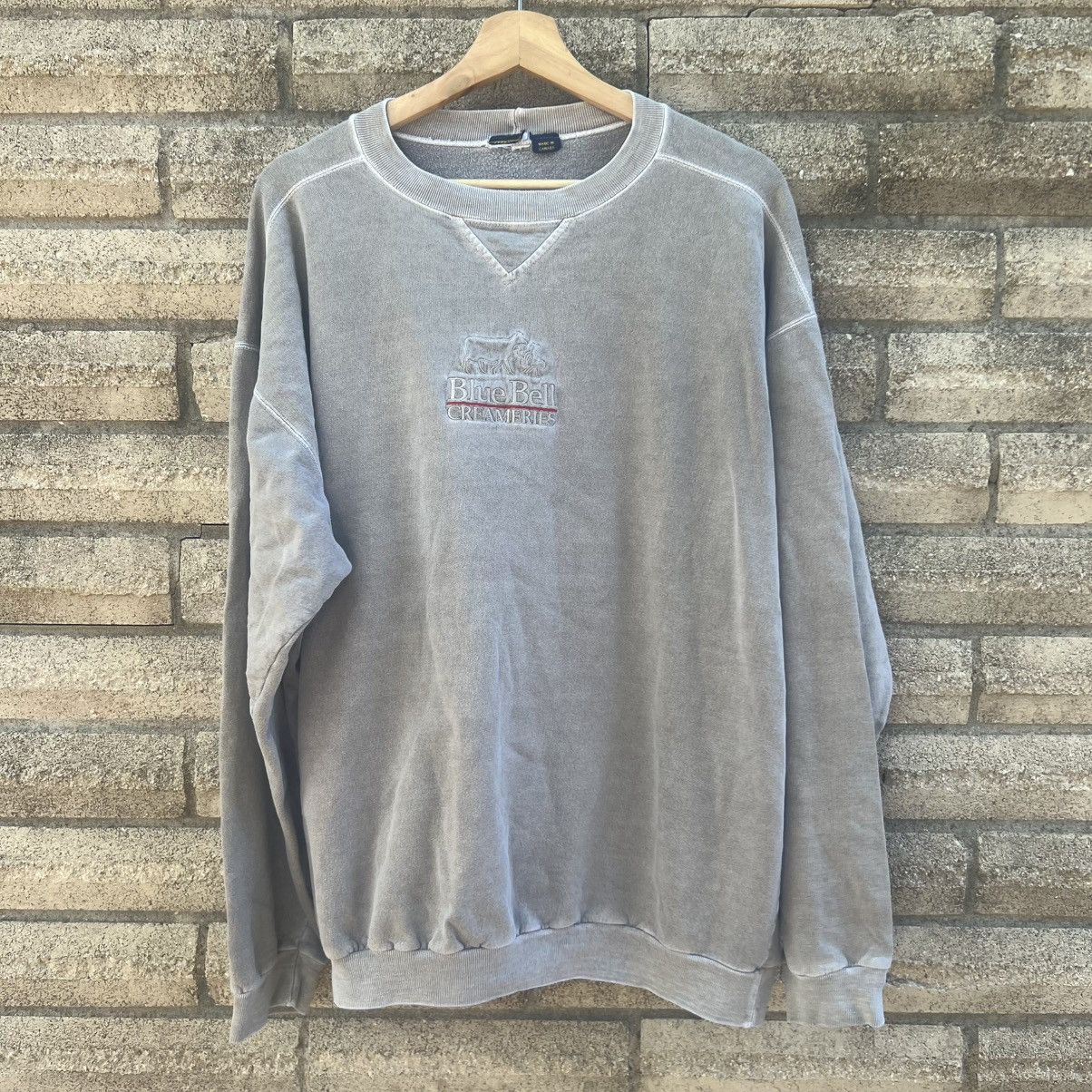 Vintage Vintage Blue Bell Creameries Ice Cream Sweatshirt crewneck Size US L / EU 52-54 / 3 - 1 Thumbnail