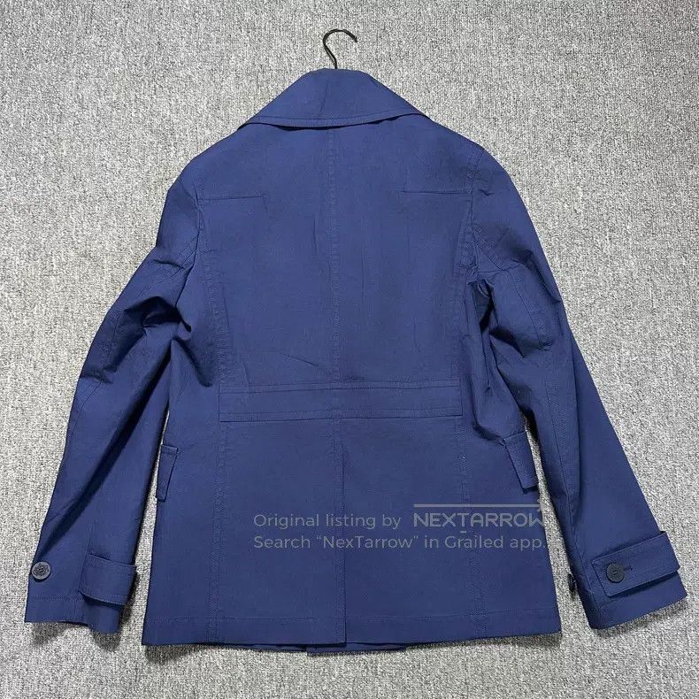 Dior Dior Dark blue double-breasted windbreaker, jacket coat Size US M / EU 48-50 / 2 - 4 Thumbnail