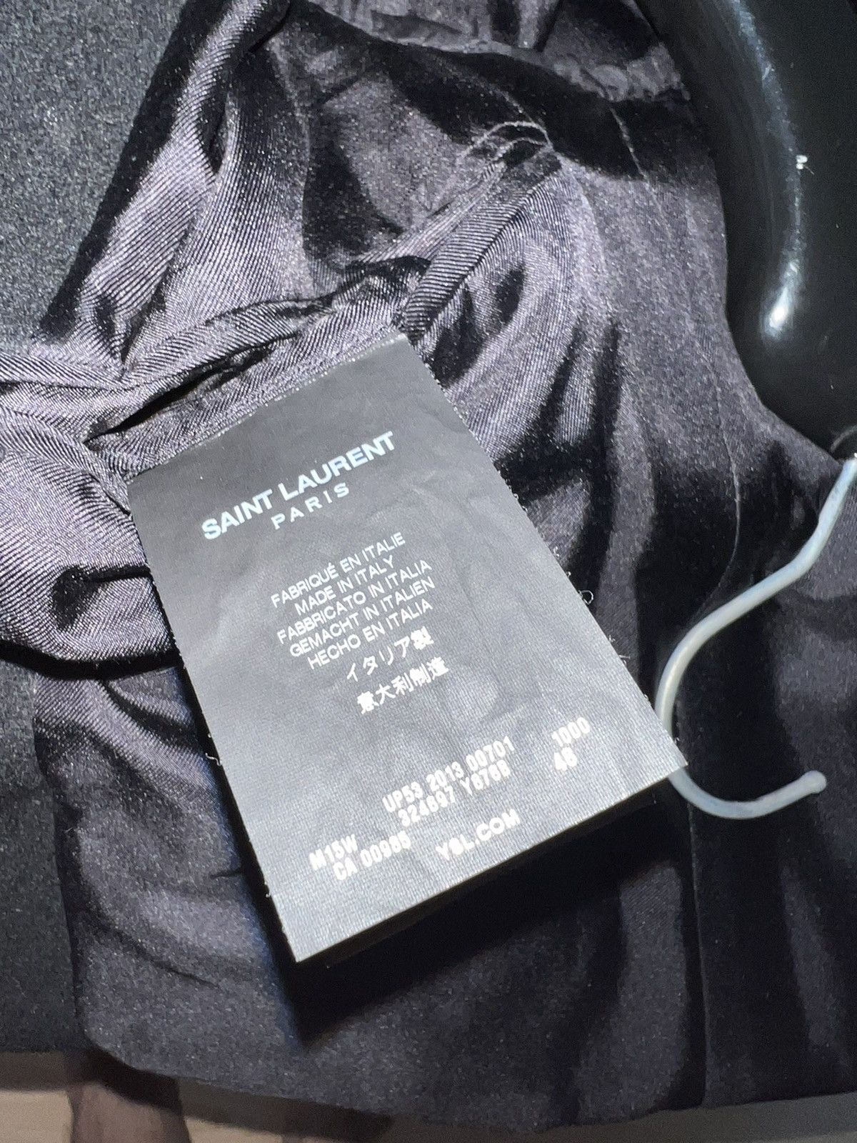 Saint Laurent Paris *RARE* FW13 Chesterfield Coat 48 Black Velvet Collar Size US M / EU 48-50 / 2 - 6 Thumbnail