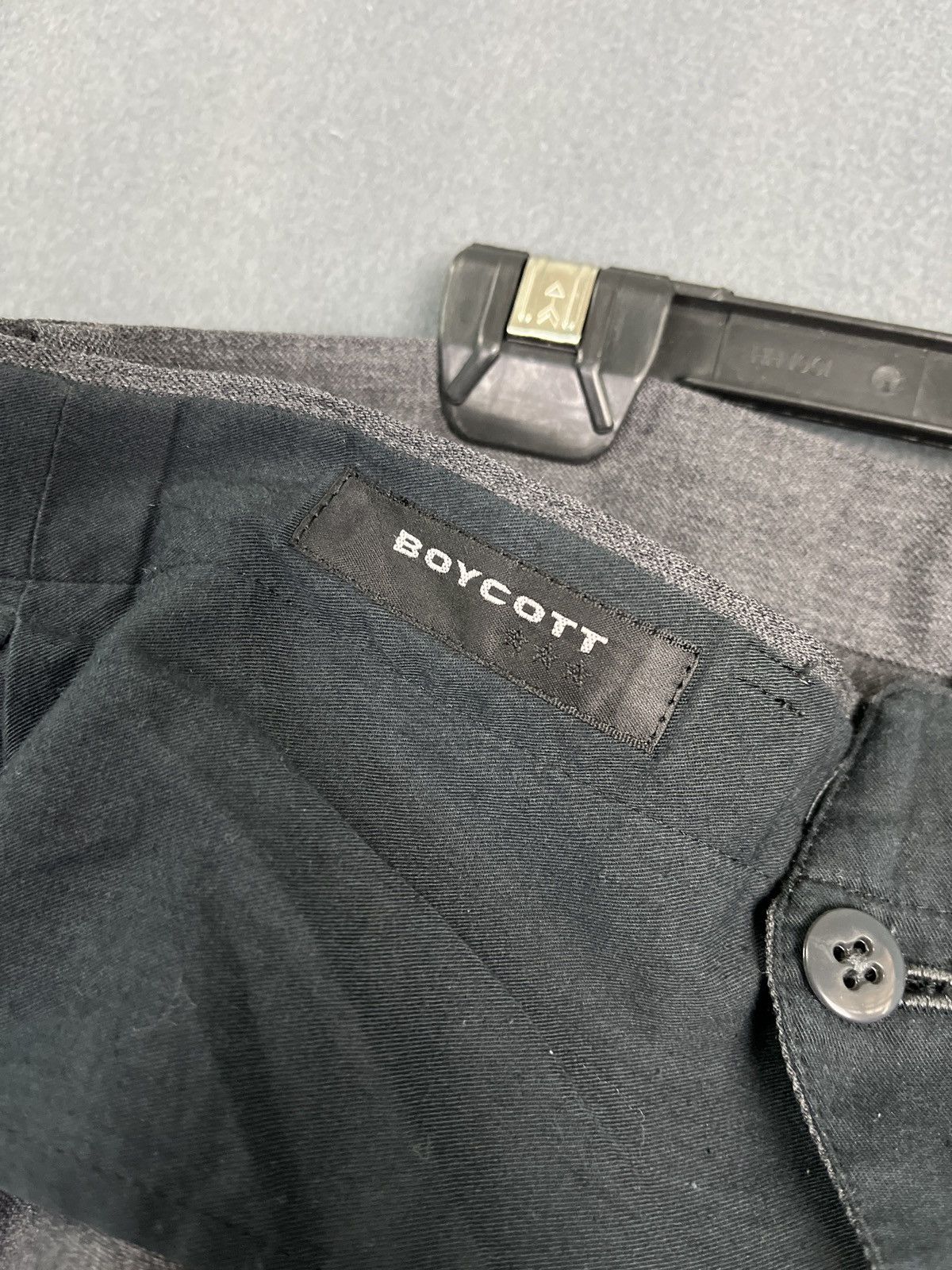 Boycott × Japanese Brand Boycott Double Waisted Trouser Pant Size US 32 / EU 48 - 12 Thumbnail