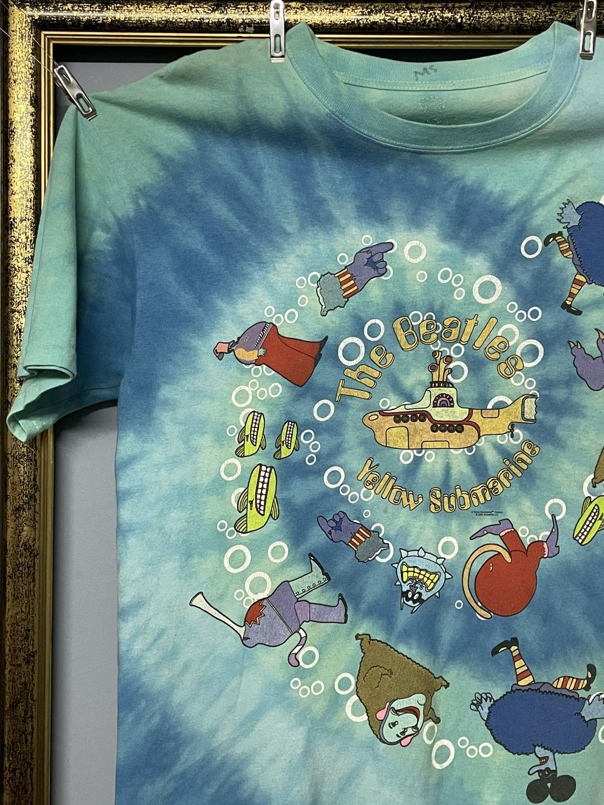 Vintage Vintage The Beatles Yellow Submarine Tie Dye Music Tee Size US M / EU 48-50 / 2 - 4 Thumbnail