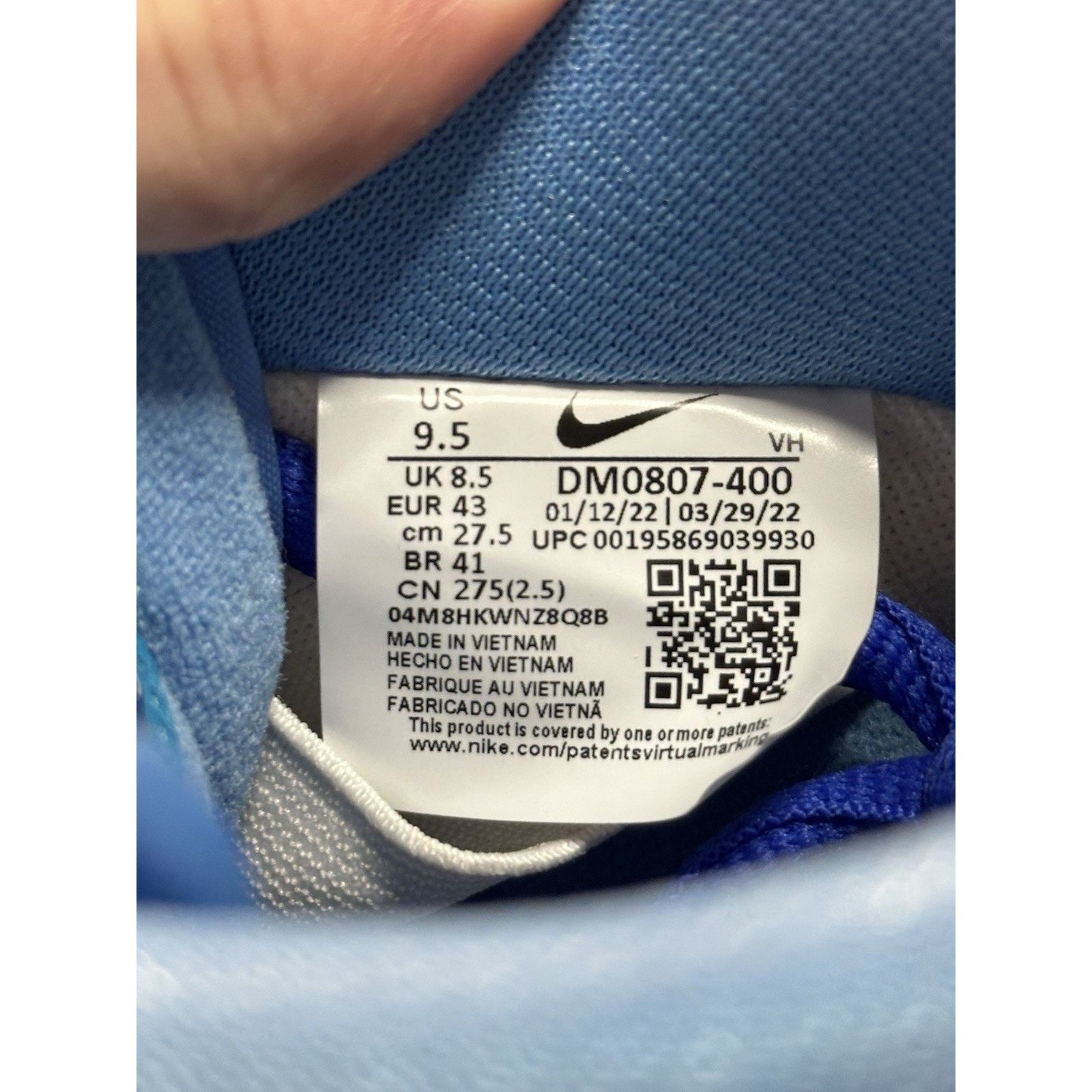 Nike Nike Dunk Low Pro SB Fruity Pack - Blue Raspberry - Size 9.5 Size US 9.5 / EU 42-43 - 7 Thumbnail