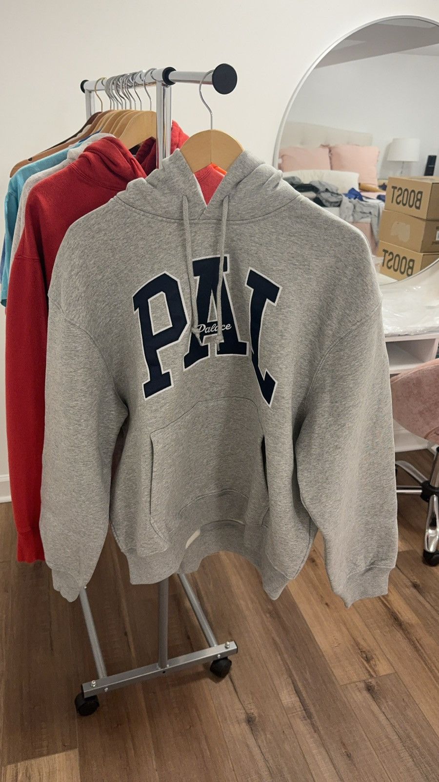Palace P Crepe Zip Funnel Navy
