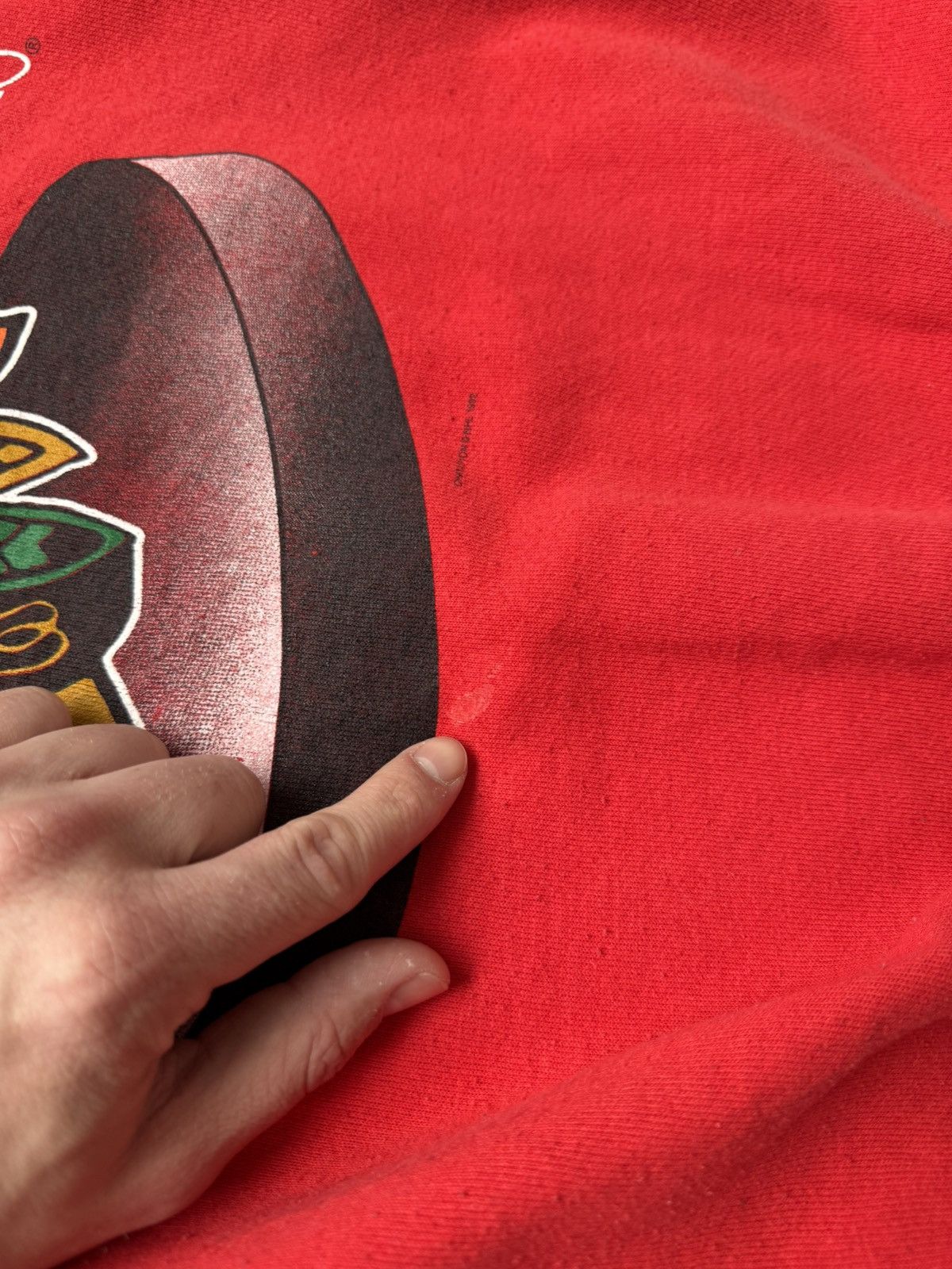 NHL × Vintage Vintage Chicago Blackhawks sweatshirt Size US XL / EU 56 / 4 - 7 Thumbnail