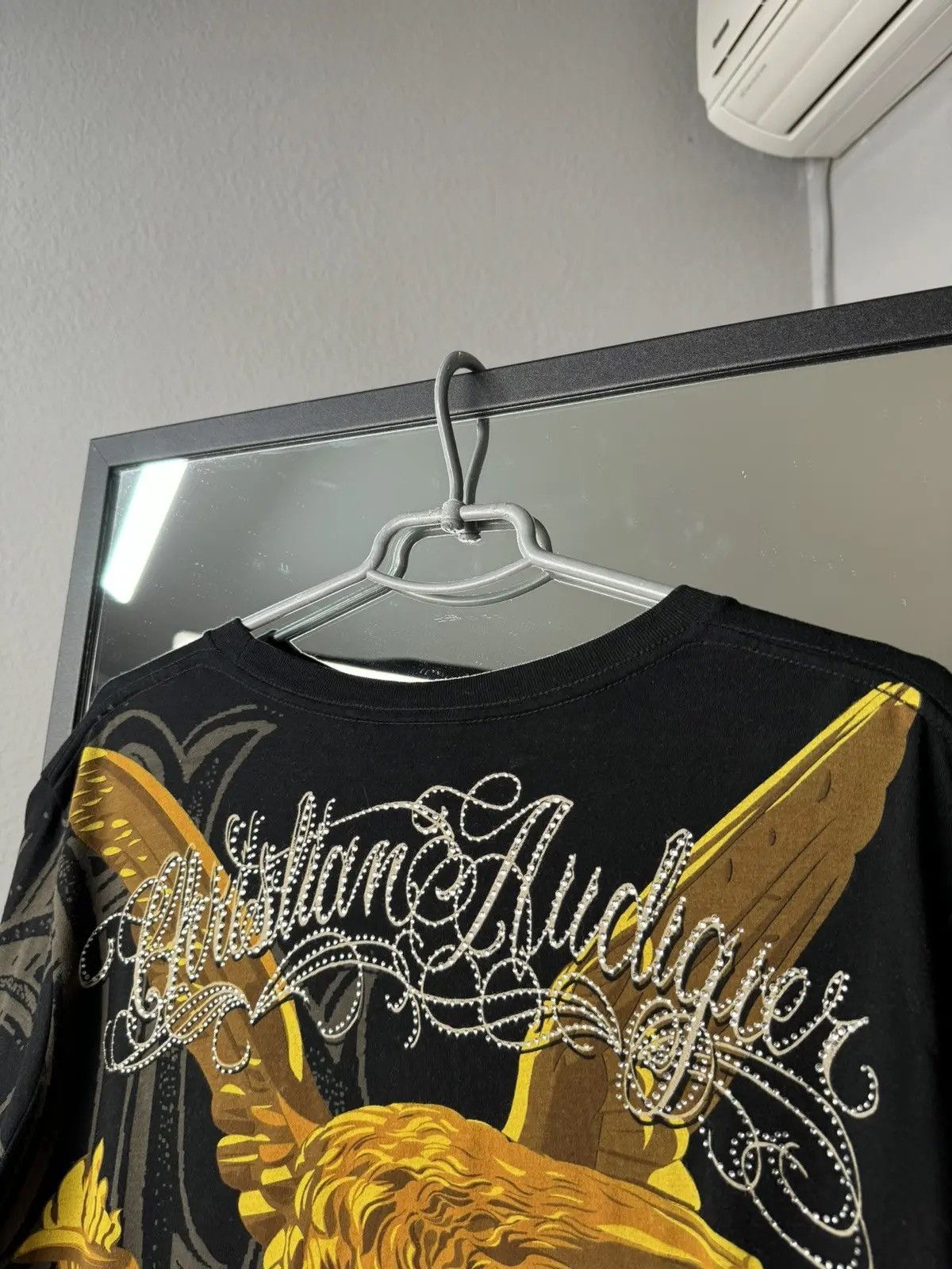 Ed Hardy × Vintage Vintage Ed Hardy by Christian Audigier tee polo avangarde Size US L / EU 52-54 / 3 - 10 Thumbnail