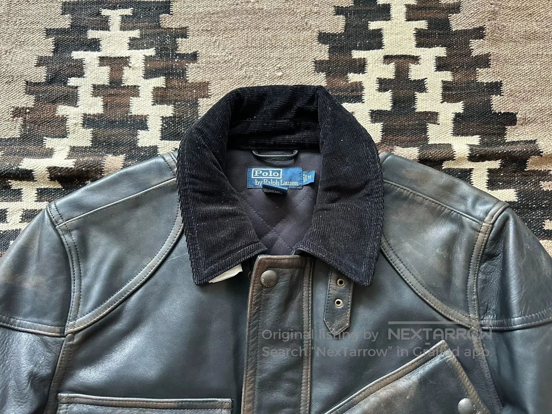 RRL Ralph Lauren Vintage Polo Ralph Lauren Leather Jacket. Size US M / EU 48-50 / 2 - 7 Thumbnail