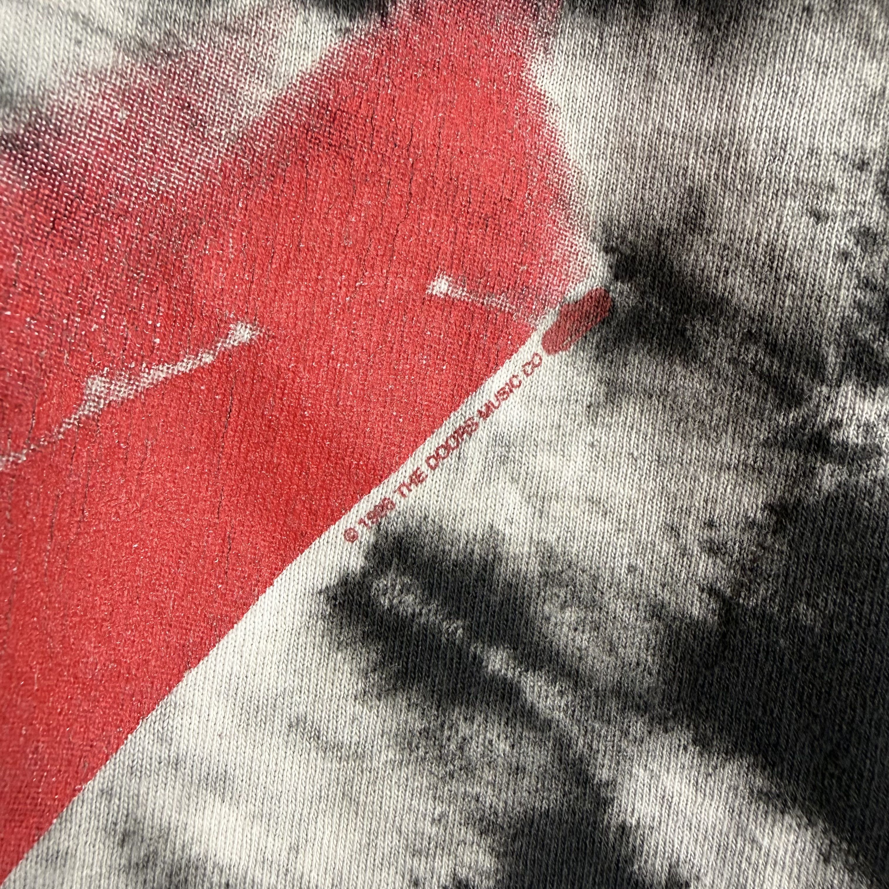 Band Tees 🔥RARE🔥Vintage 90s The Doors Jim Morrison Tie Dye Tshirt Size US XL / EU 56 / 4 - 4 Thumbnail
