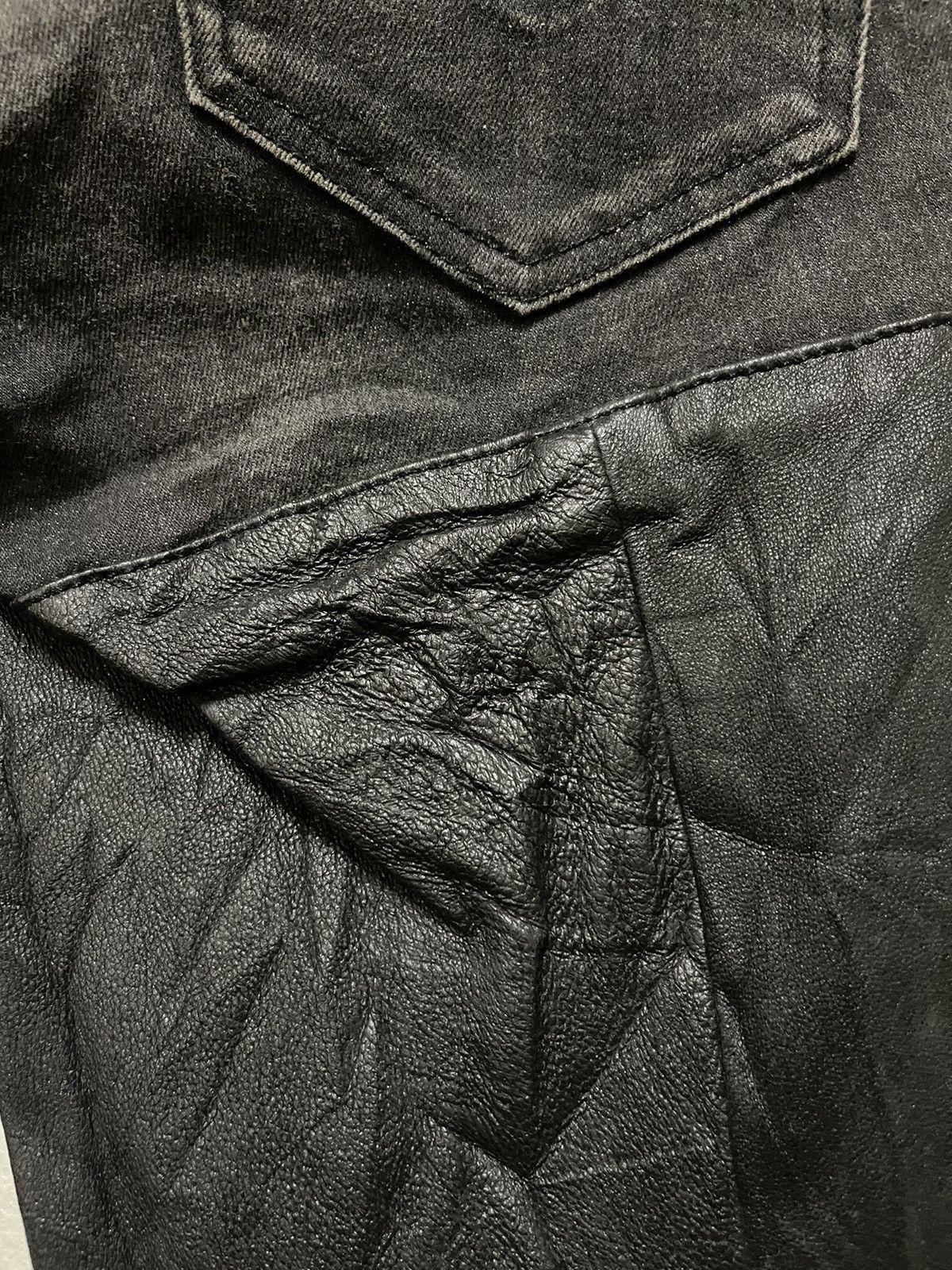 R13 R13 Black Chaps Jeans Size 30" / US 8 / IT 44 - 14 Thumbnail