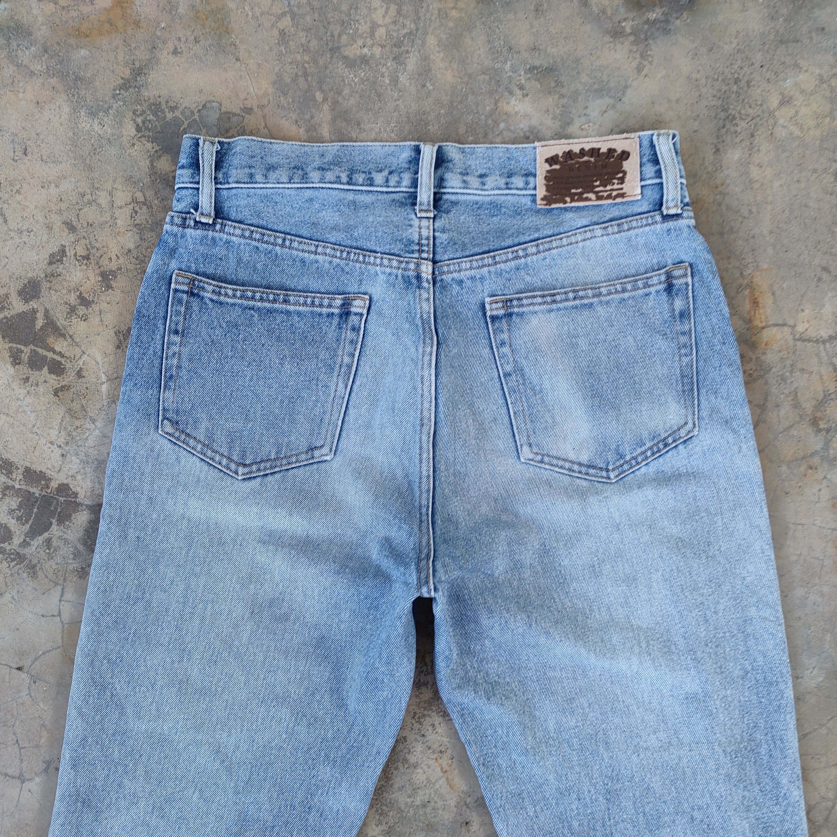 Japanese Brand W31 VINTAGE WASHED DENIM DISTRESSED FADED JEANS PANTS Size US 31 - 10 Thumbnail