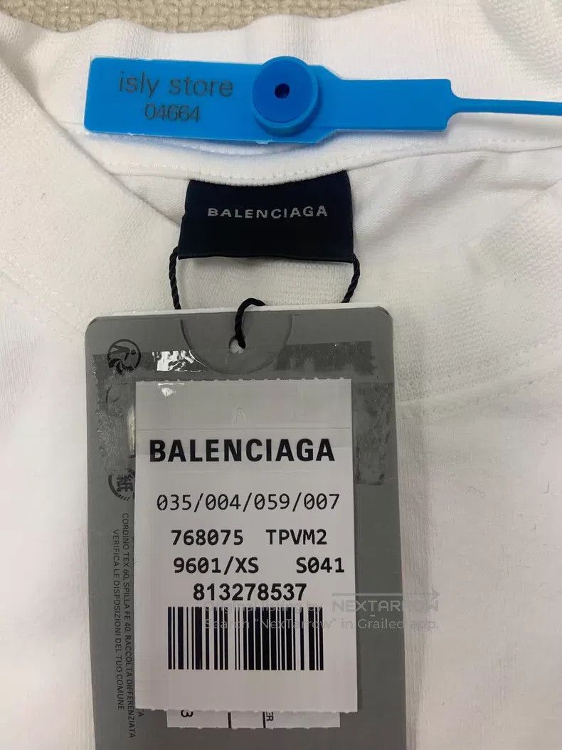 Balenciaga Balenciaga Hand-Drawn Letter Beach Pattern Print T-Shirt B Size US XS / EU 42 / 0 - 5 Thumbnail