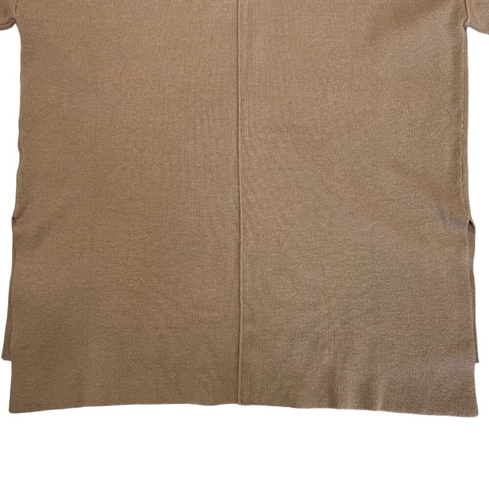 MOUSSY MOUSSY V-Neck Split Hem Sweater S Brown Oversized Cuffed Size S / US 4 / IT 40 - 8 Thumbnail