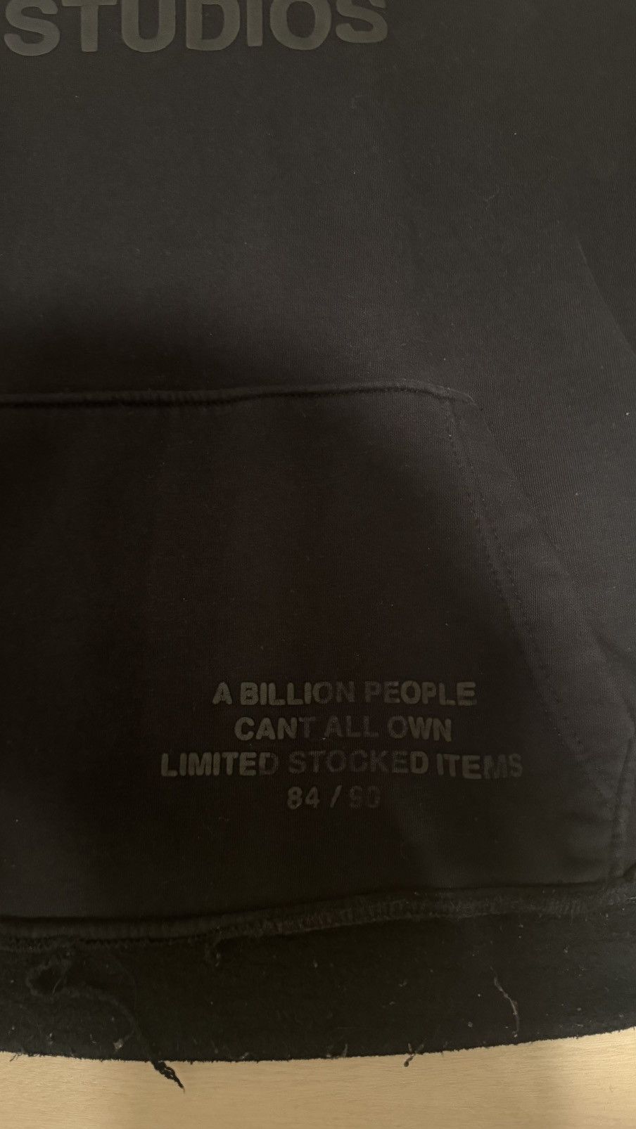 Billionaire Studios Billionaire Studios Black Vintage “Number 9” Hoodie Size US S / EU 44-46 / 1 - 2 Thumbnail