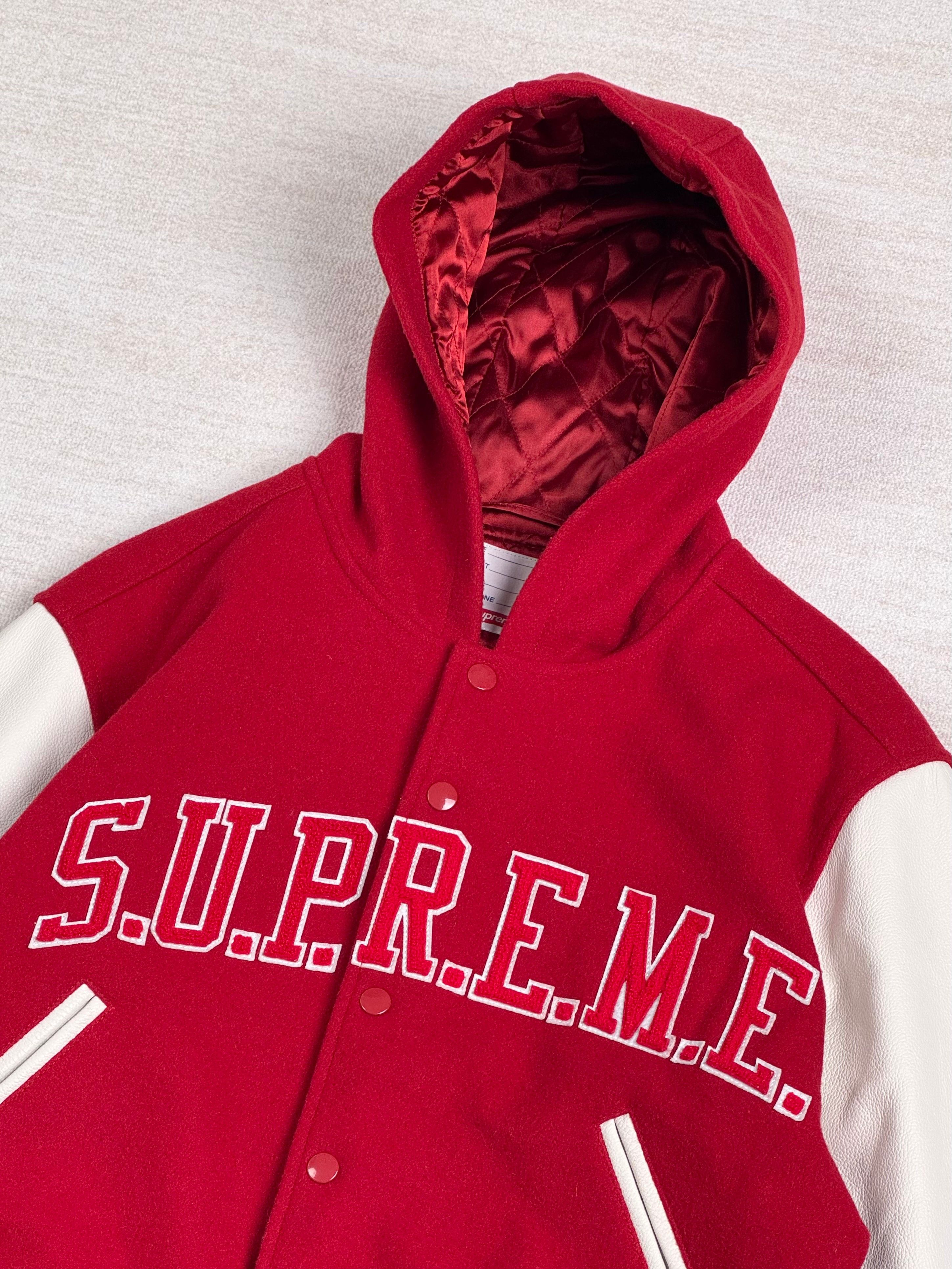 Supreme UNWORN* FW20 King Hooded Varsity Jacket Size S Size US S / EU 44-46 / 1 - 3 Thumbnail