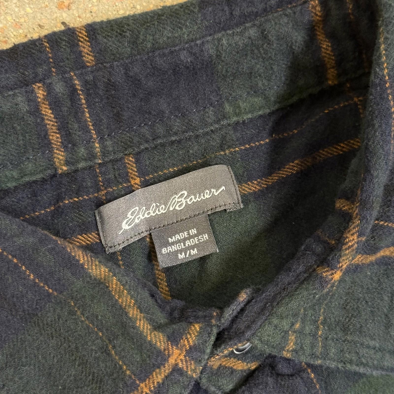 Eddie Bauer Eddie Bauer Shirt Mens M Plaid Flannel Long Sleeve Casual Size US M / EU 48-50 / 2 - 2 Thumbnail