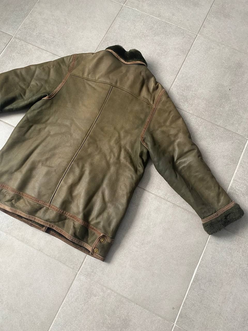 Celine Celine Vintage Shearling Jacket Made in France 80s Rare sz L Size US L / EU 52-54 / 3 - 14 Thumbnail
