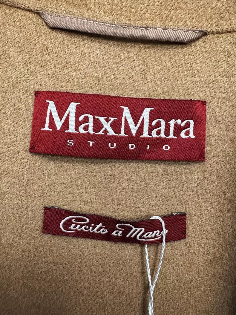 Max Mara Max Mara Camel wool cashmere overcoat Size L / US 10 / IT 46 - 2 Thumbnail