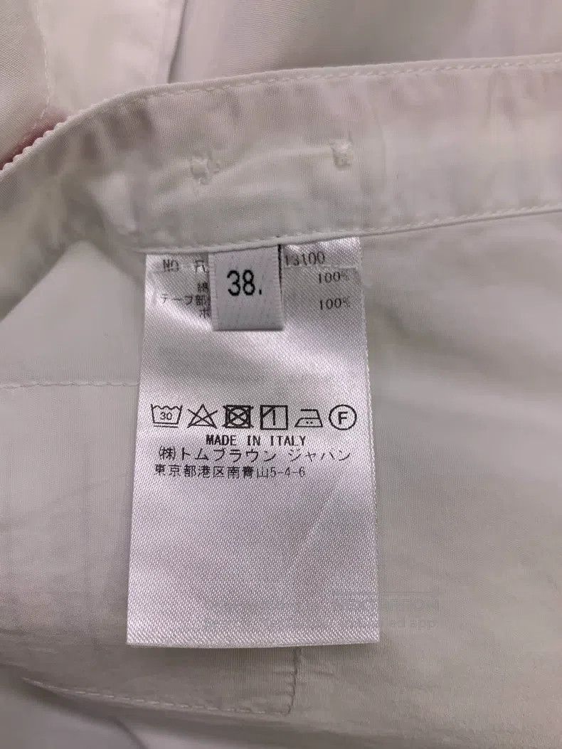 Thom Browne Thom Browne White Long Sleeve Shirt Size XS / US 0-2 / IT 36-38 - 5 Thumbnail