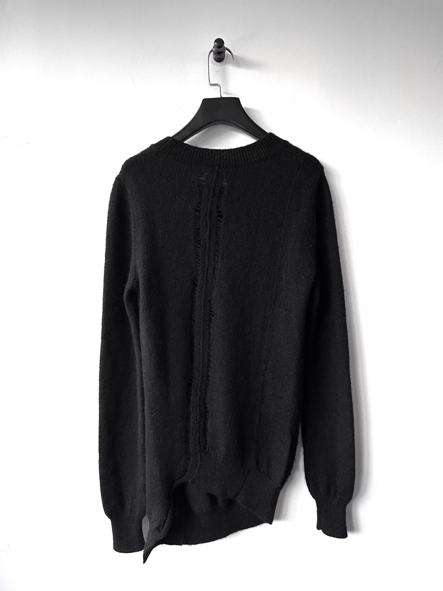 Ann Demeulemeester Ann Demeulemeester Irregular Distressed Knit Sweater 36 Size XS / US 0-2 / IT 36-38 - 3 Thumbnail